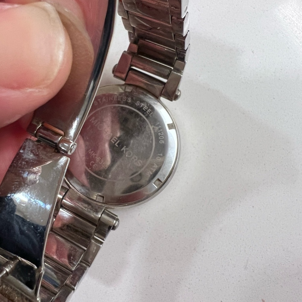 Michael Kors Women’s Silver Chronograph Watch - Picture 5 of 7